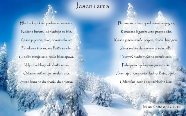 Jesen i zima