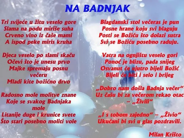 Na badnjak